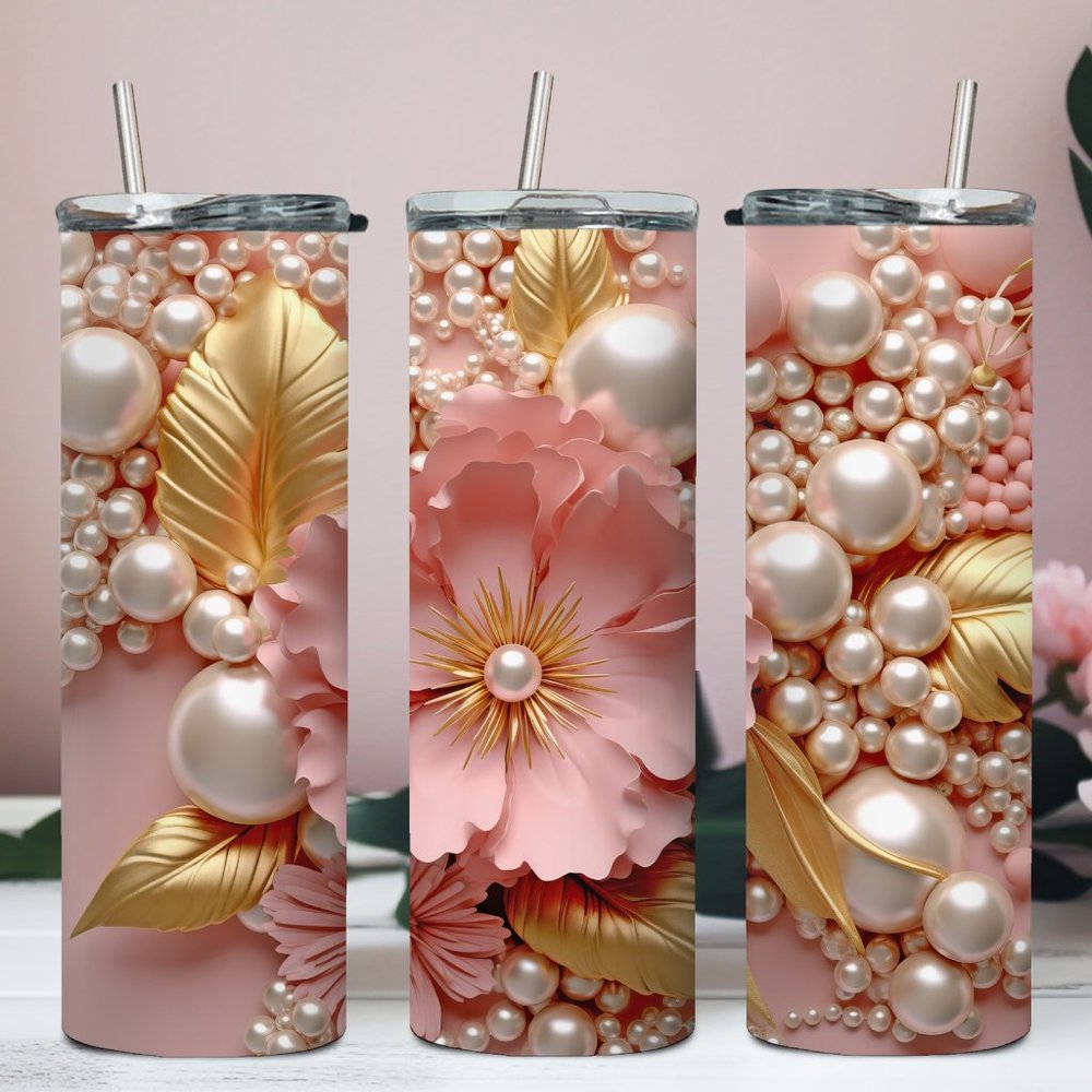Pink 3d Flower